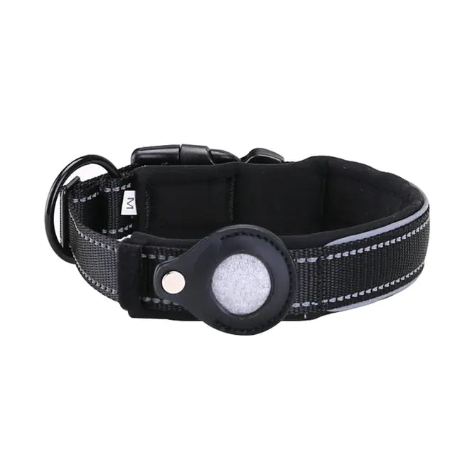 Pet Tracking Collar with Compartment for Air Tag