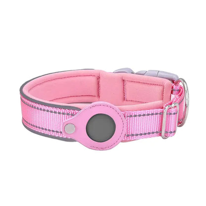 Pet Tracking Collar with Compartment for Air Tag