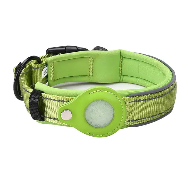 Pet Tracking Collar with Compartment for Air Tag