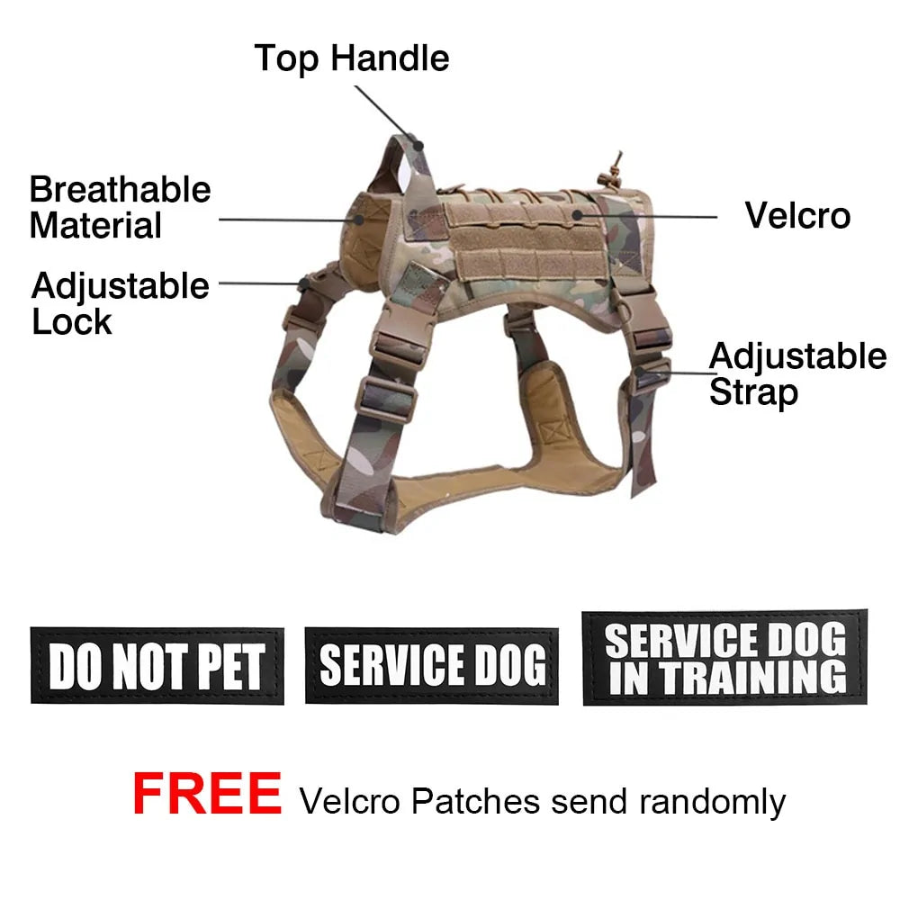 Tactical K9 Harness