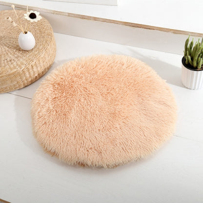 Round Plush Dog Bed