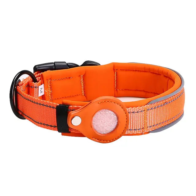 Pet Tracking Collar with Compartment for Air Tag