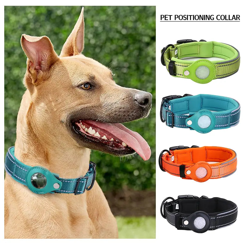 Pet Tracking Collar with Compartment for Air Tag